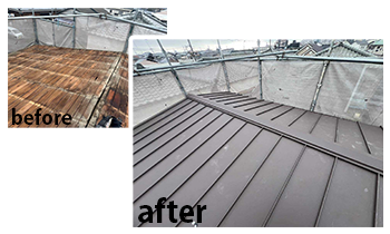 カバー工法（重ね葺き）